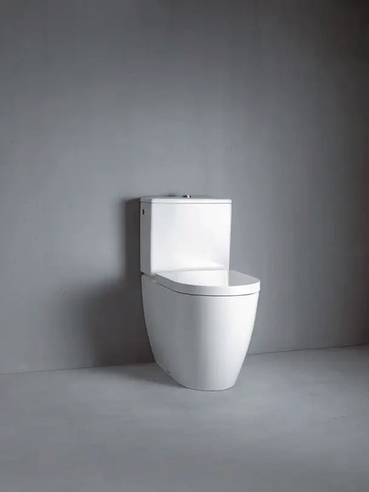 Duravit- ME by Starck Toilet Bowl  0.8/1.6 GPF, White High Gloss