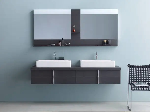 Vero Wall Mounted Sink  27 x 18 1/2 ", with Overflow, 1 x Faucet hole, White High Gloss
