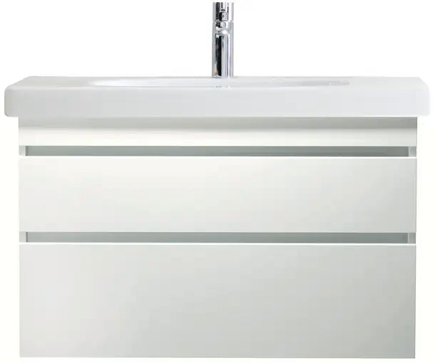 Duravit- DuraStyle Wall Mounted Sink  39 3/8 " x 18 7/8 ", with Overflow, 1 x Faucet hole, White High Gloss