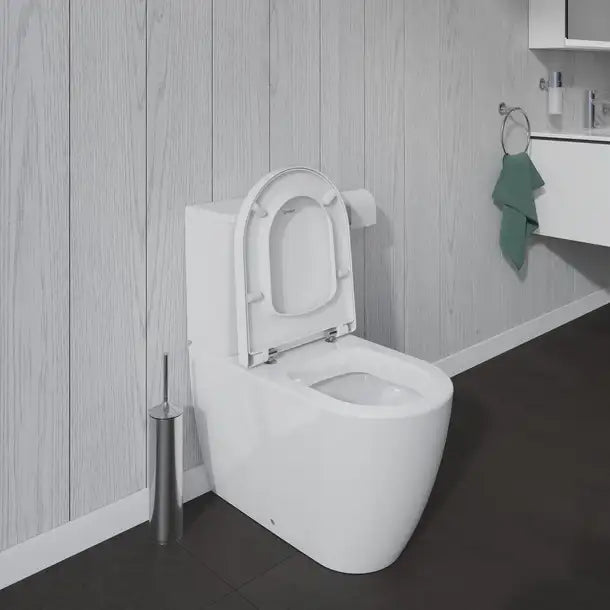 Duravit- ME by Starck Toilet Bowl  0.8/1.6 GPF, White High Gloss