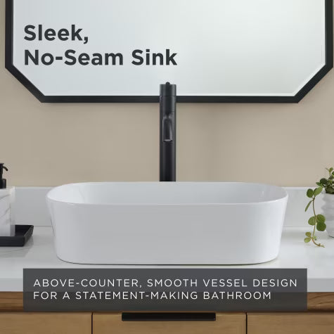 Cymira™ Oval Vessel Bathroom Sink
