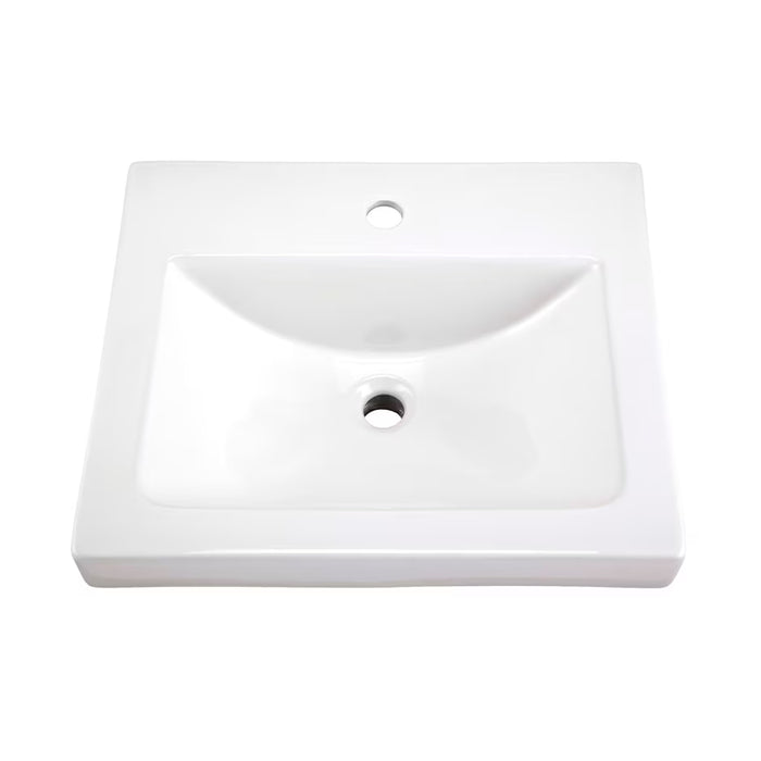 Wicker Park™ Rectangular Single Hole Above Counter Bathroom Sink