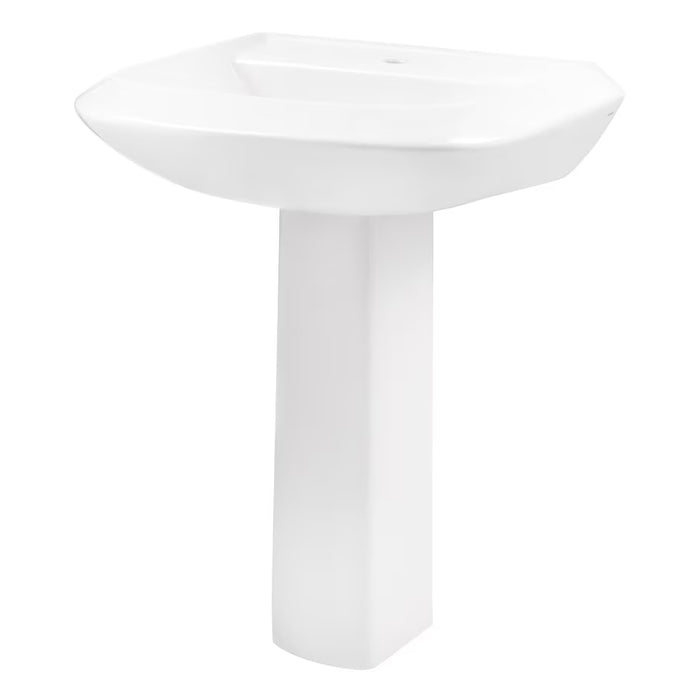 Avalanche® Single Hole Standard Pedestal Bathroom Sink