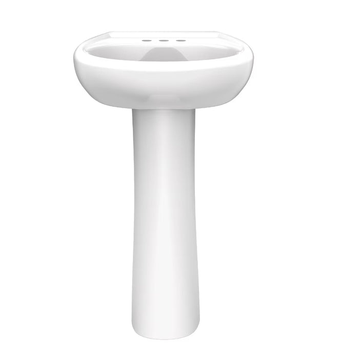 Maxwell® 4" Centers Petite Pedestal Bathroom Sink