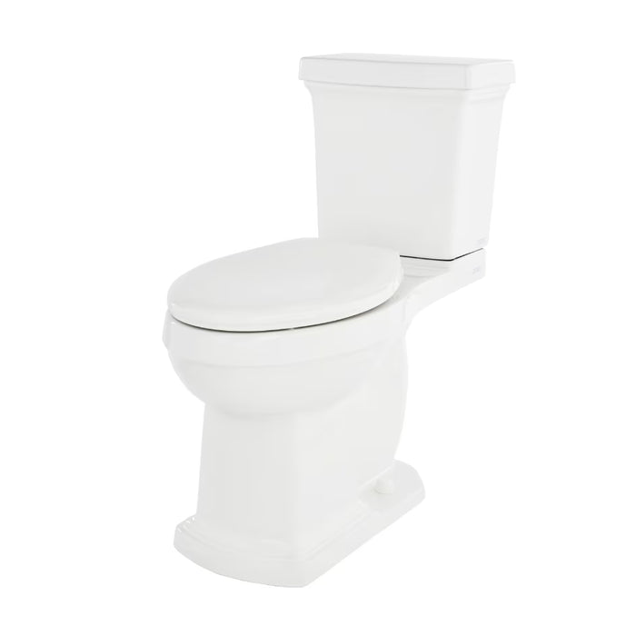 Hinsdale® 1.28 gpf 12" Rough-In Two-Piece Elongated ErgoHeight™ Toilet