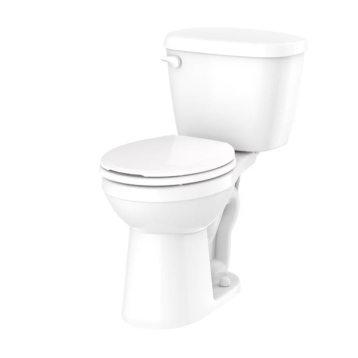 Maxwell® 1.28 gpf 12" Rough-In Two-Piece Round Front ErgoHeight™ Toilet