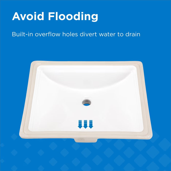 Logan Square™ Rectangular Standard Undercounter Bathroom Sink