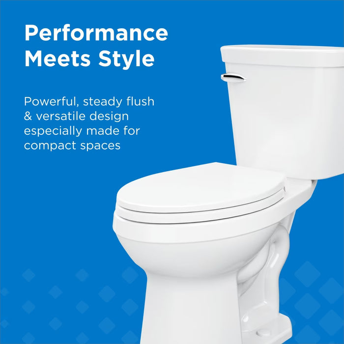 Viper Force™ Compact Elongated Chair Height 1.28 gpf 12” Rough-in Two-Piece Toilet