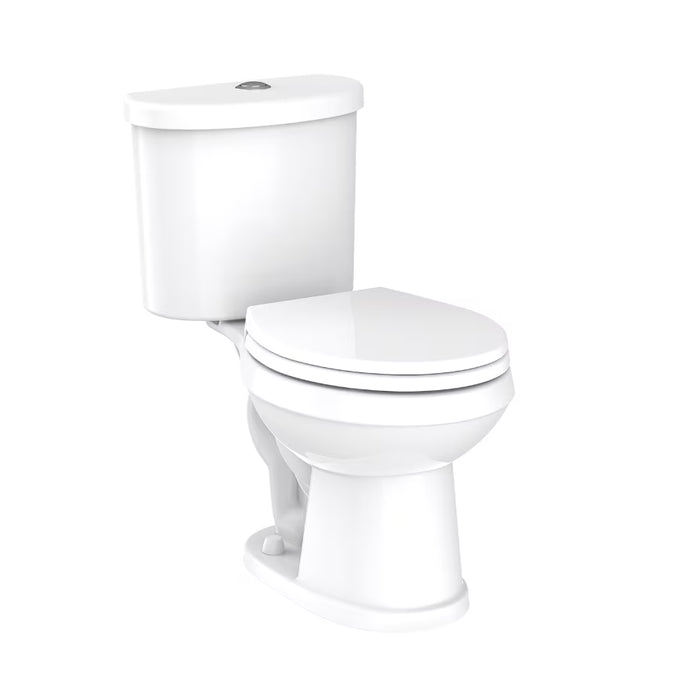 Banner™ Standard Height Dual Flush 1.28/1.0 gpf 12" Rough-In Two-Piece Round Front Toilet