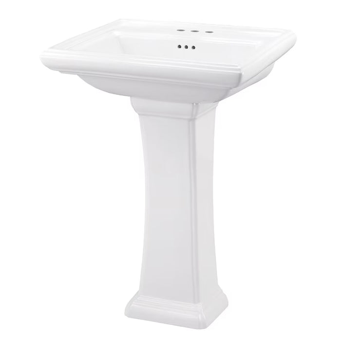 Logan Square™ 4" Centers Petite Pedestal Bathroom Sink