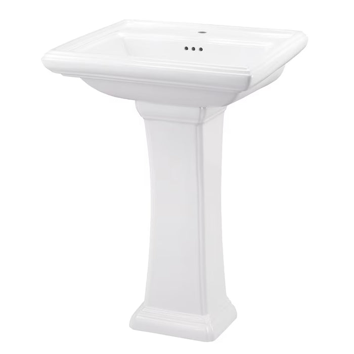 Logan Square™ Single Hole Standard Pedestal Bathroom Sink
