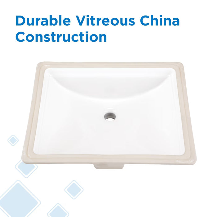 Logan Square™ Rectangular Standard Undercounter Bathroom Sink
