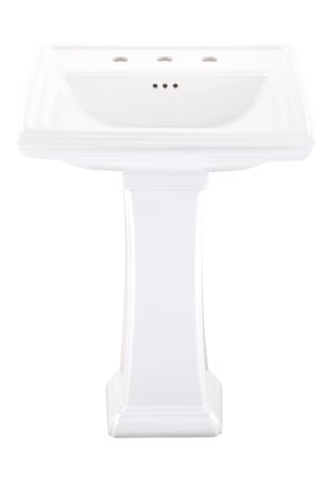 Logan Square™ 8" Centers Standard Pedestal Bathroom Sink