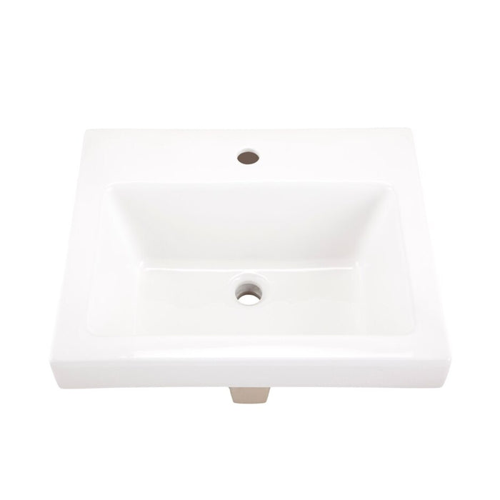 Wicker Park™ Rectangular Single Hole Above Counter Bathroom Sink