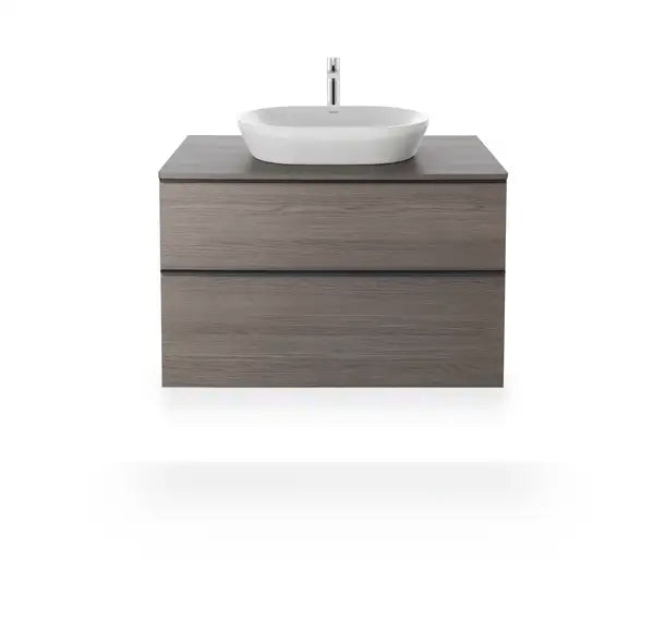 D-Neo Vessel Sink  23 5/8 " x 15 3/4 ", without Overflow, without Faucet hole, White High Gloss