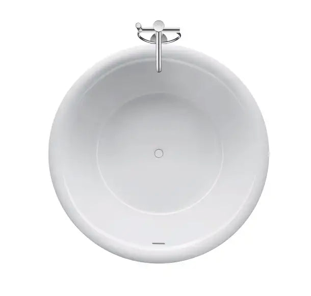 Duravit- White Tulip Freestanding bathtubs  55 x 55 1/8 ", White Gloss