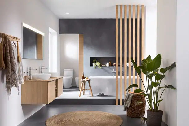 Duravit-D-Neo One Piece Toilet Rimless Elongated  0.8/1.28 GPF, Trip lever placement: Left, White High Gloss