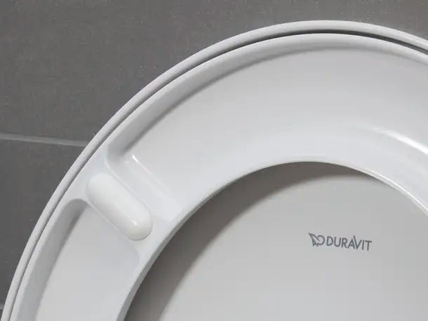 Duravit-Duravit No.1 One Piece Toilet, Rimless  1.28/1.28 GPF, with Slow Close, Removable Seat, Trip lever placement: Right