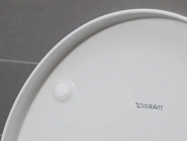 Duravit-Duravit No.1 One Piece Toilet, Rimless  1.28/1.28 GPF, with Slow Close, Removable Seat, Trip lever placement: Right