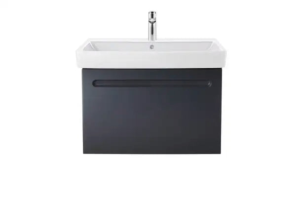 Duravit No.1 Wall Mounted Sink  31 1/2 " x 18 1/8 ", with Overflow, 1 x Faucet hole, White High Gloss