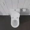 Duravit-ME by Starck One Piece Toilet, Rimless  0.92/1.32 GPF, Trip lever placement: Top