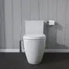 Duravit-ME by Starck One Piece Toilet, Rimless  1.28/1.28 GPF, with Slow Close, Removable Seat, Trip lever placement: Top