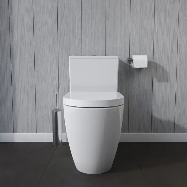 Duravit-ME by Starck One Piece Toilet, Rimless  1.28/1.28 GPF, with Slow Close, Removable Seat, Trip lever placement: Top