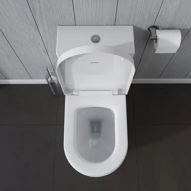 Duravit-ME by Starck One Piece Toilet, Rimless  1.28/1.28 GPF, with Slow Close, Removable Seat, Trip lever placement: Top