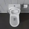 Duravit-ME by Starck One Piece Toilet, Rimless  1.28/1.28 GPF, with Slow Close, Removable Seat, Trip lever placement: Top