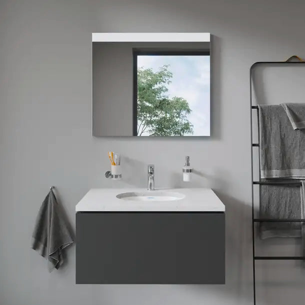 Duravit Design Classics Undermount Sink  18 1/8 " x 12 1/4 ", with Overflow, without Faucet hole, White High Gloss
