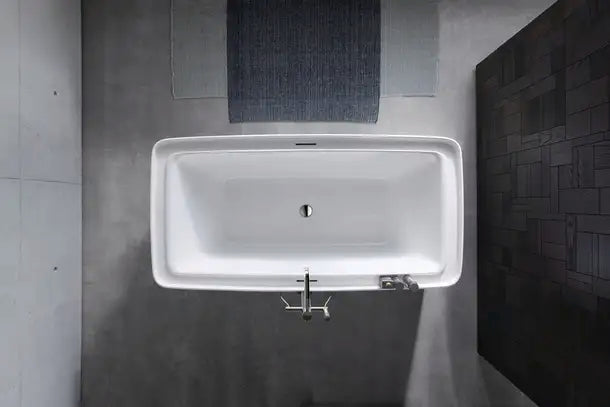 Duravit- Bento Starck Box Freestanding bathtubs  70 7/8 " x 35 3/8 ", White Gloss