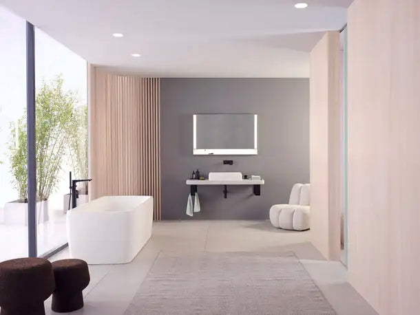 Duravit - Collection One Freestanding bathtubs  70 7/8 " x 31 1/2 ", DuroCast Plus, White Matte