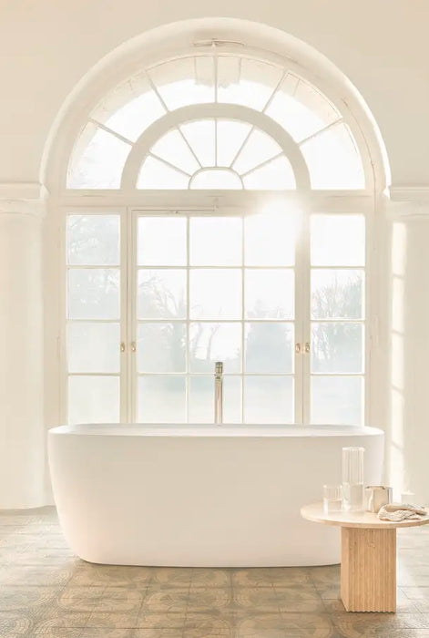 Duravit- Aurena Freestanding bathtubs  63 " x 35 3/8 ", DuroCast Plus, White Matte