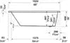 Duravit No.1 Built-in bathtub  60 x 36 ", White Gloss
