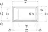 Duravit No.1 Built-in bathtub  60 x 36 ", White Gloss