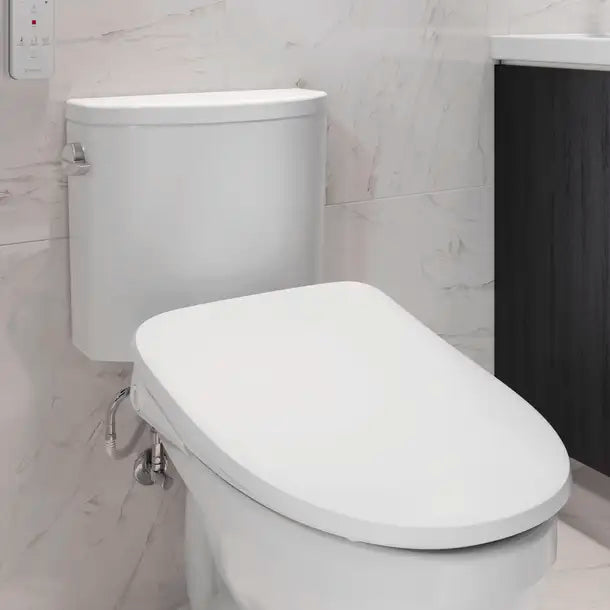 Duravit No.1 Two Piece Toilet  1.28/1.28 GPF, with Slow Close, White High Gloss