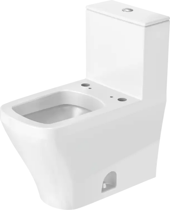 DuraStyle One Piece Toilet Elongated  1.28 GPF, Trip lever placement: Top, White High Gloss