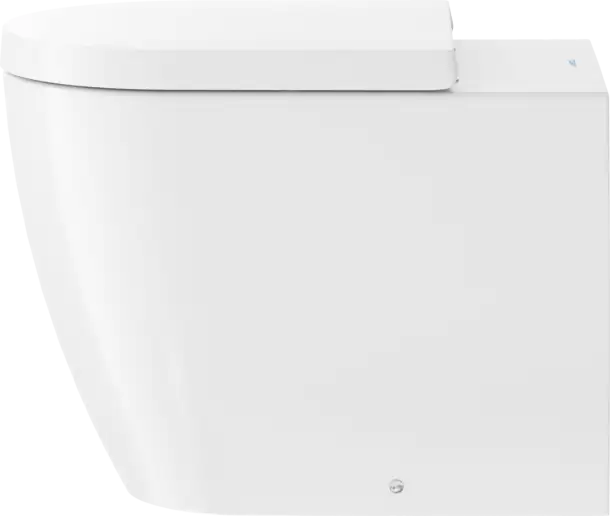 ME by Starck Toilet Bowl  0.8/1.28 GPF, White High Gloss