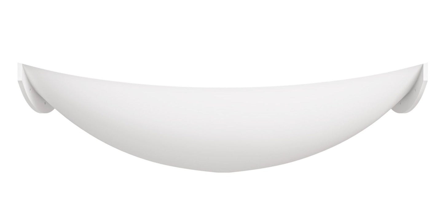 ALFI brand HammockTub2-WM White Matte 71" Solid Surface Resin Suspended Wall Mounted Hammock Bathtub