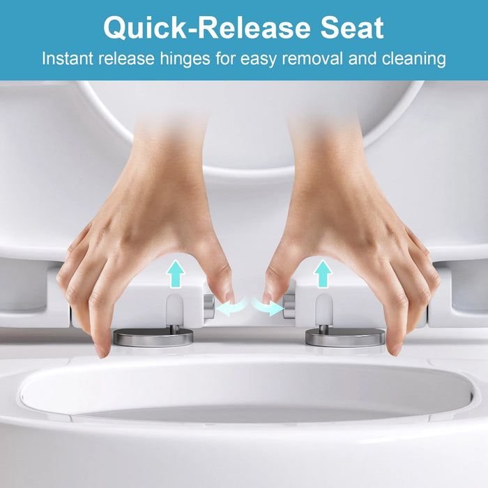 HOROW Compact Toilet For Small Bathroom Dual Flush Toilet Model 8733U