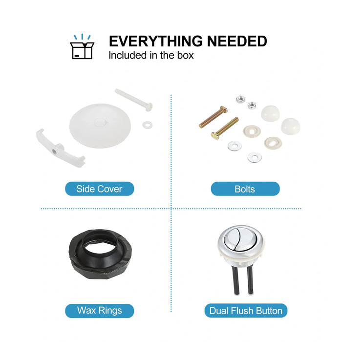 HOROW Best Floor Mounted Elongated Seat One Piece Toilet Model HWMT138