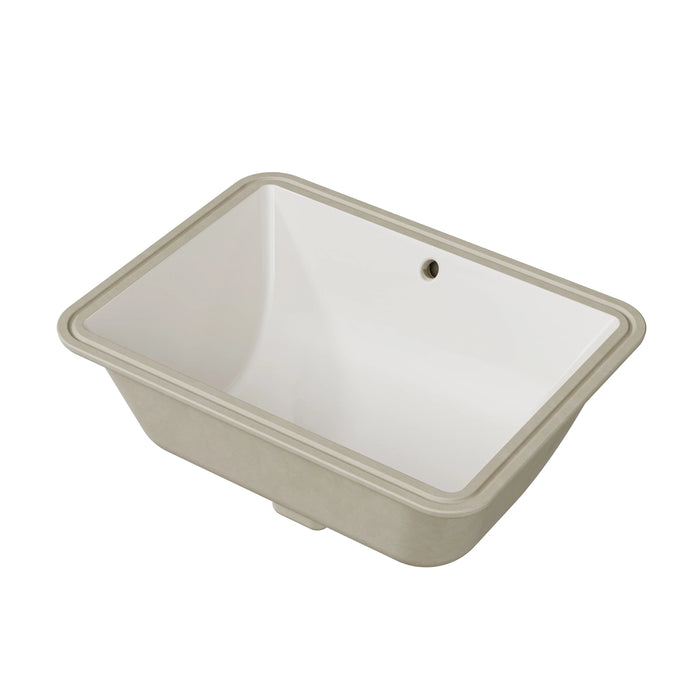 Bisque Under-Counter Bathroom Sink – Model HWTP-S5138D-BC