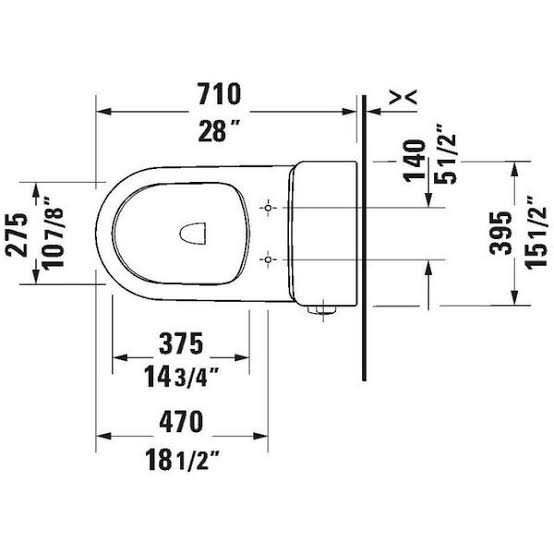 D-Neo One Piece Toilet, Rimless  0.8/1.28 GPF, with Slow Close, Removable Seat, Trip lever placement: Right