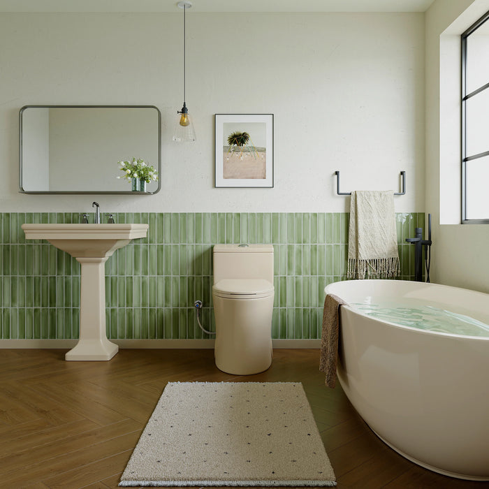 12 Inch Rough In Toilet With Biscuit Color Model T0338WBC