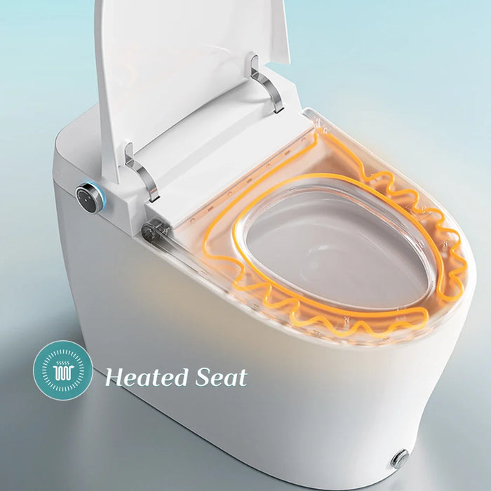 HOROW Best Bidet Toilet Combo Heated Toilet Seat Elongated Model T05