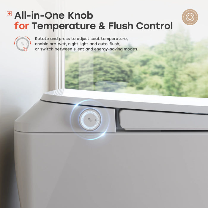 Smart Toilet with All Cover Lid and Power Outage Flush Model T32