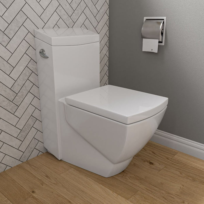 EAGO TB336 Modern One Piece High Efficiency Low Flush Eco Friendly Toilet