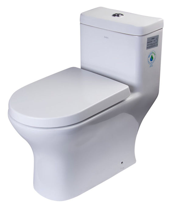 EAGO TB353 One Piece Dual High Efficiency Low Flush Eco-Friendly Toilet