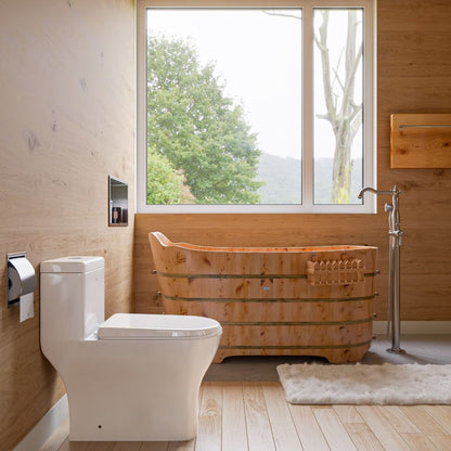 EAGO TB353 One Piece Dual High Efficiency Low Flush Eco-Friendly Toilet