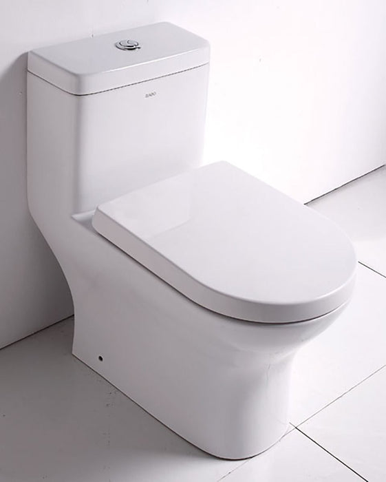EAGO TB353 One Piece Dual High Efficiency Low Flush Eco-Friendly Toilet